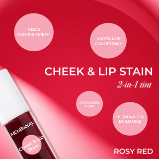 Cheek & Lip Stain 2-in-1 Liquid Tint
