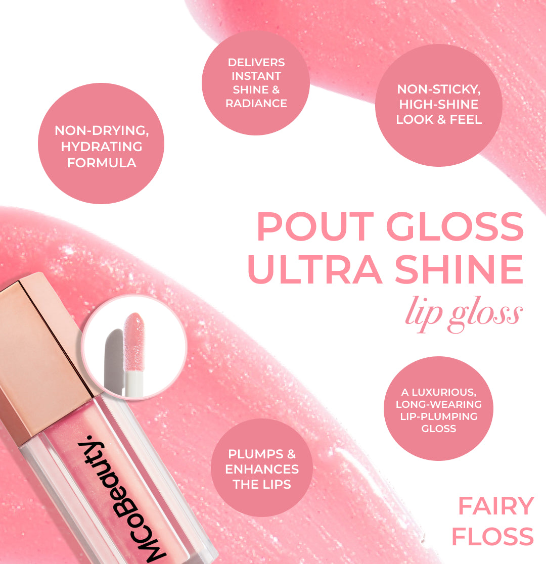 Pout Gloss Ultra Shine Lip Gloss MCoBeauty US Pout Gloss Ultra Shine Lip Gloss MCoBeauty US